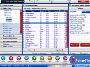 pokertime lobby